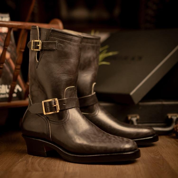 Briselblack 10” Engineer Boots “The Keeper” 3.0   Unstructured Toe Box